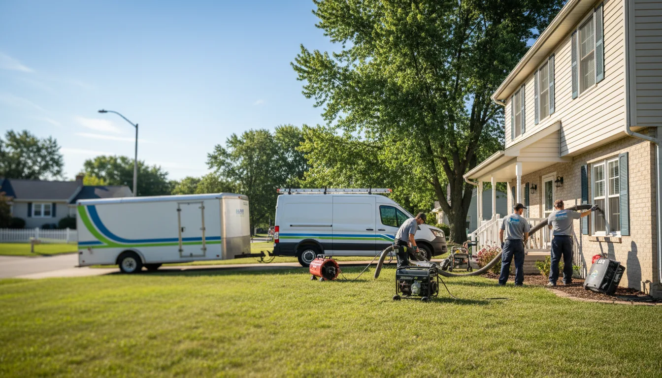Flooded Basement Restoration And Cleanup With Repair in Goreville, IL near me
